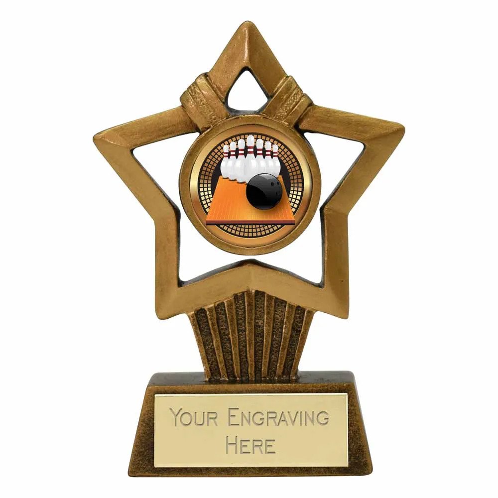Ten Pin Bowling Mini Star Kids Trophy Award