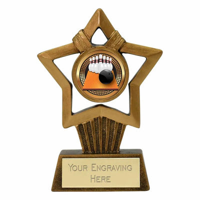 Ten Pin Bowling Mini Star Kids Trophy Award