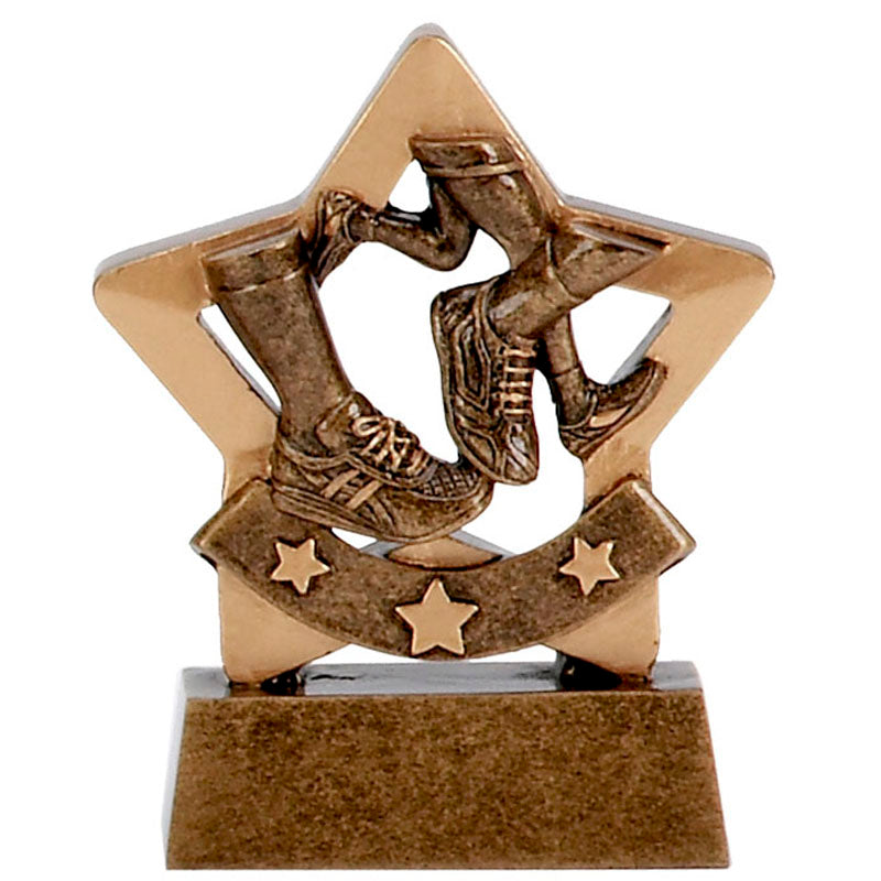 Running Mini Star Trophy Award