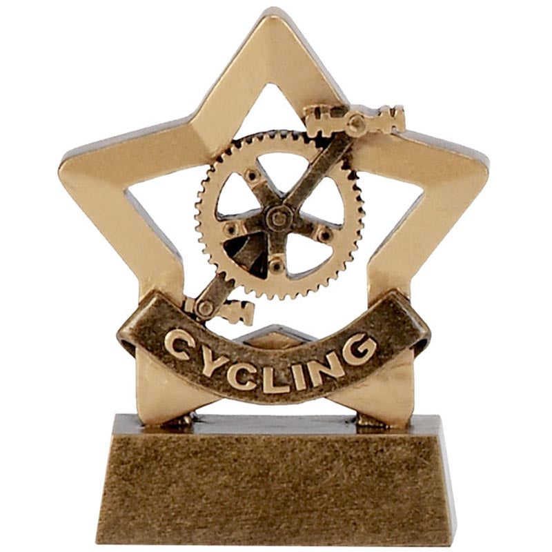 Cycling Mini Star Trophy Award