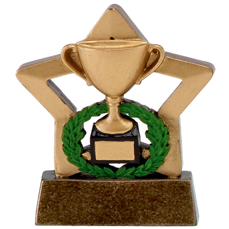 Gold Cup Mini Star Trophy Award