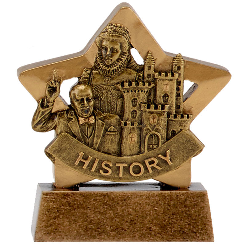 History Mini Star Trophy Award