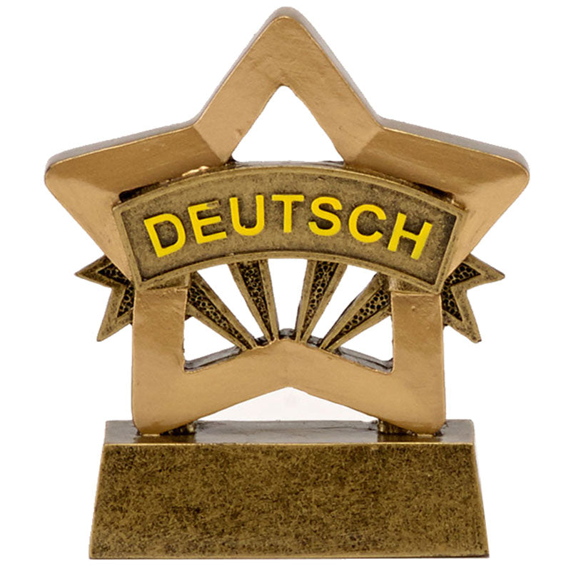 mini star trophy award german