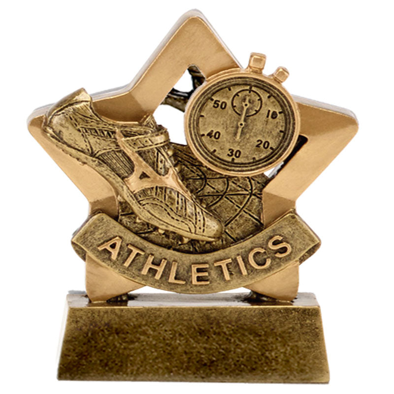 Athletics Mini Star Trophy Award