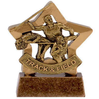 mini star trophy award track field
