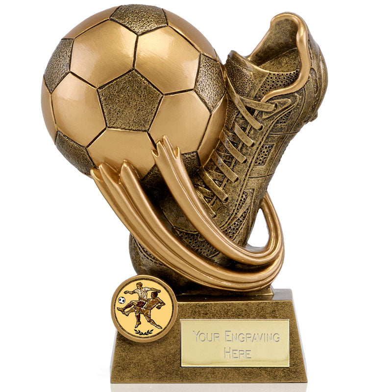 Gold Boot & Ball Football Trophy EPIC Award