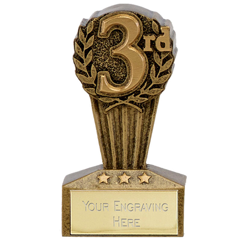 school sports day third place trophy