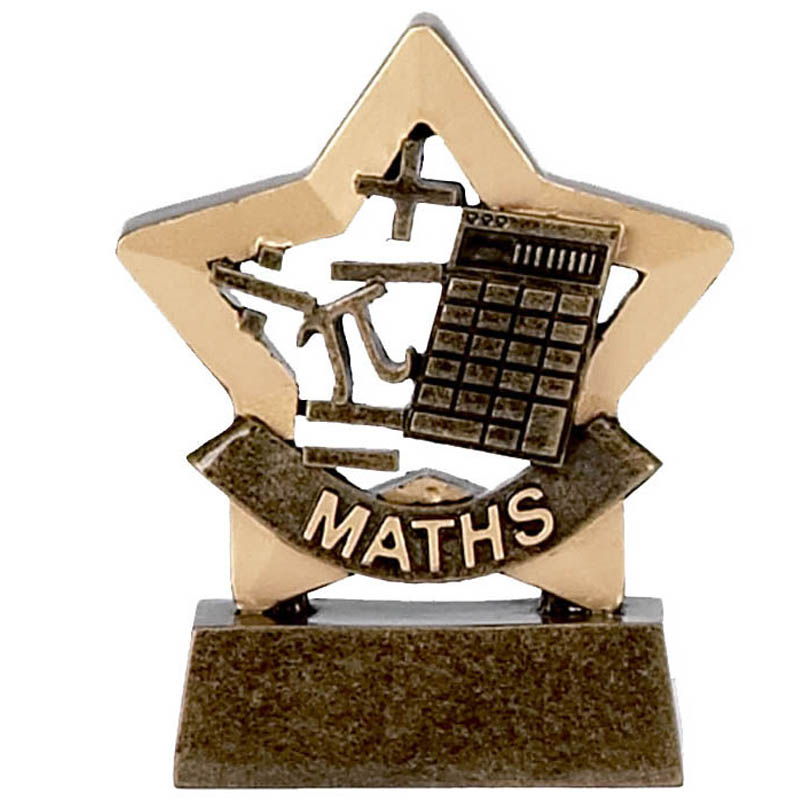 Maths Mini Star Trophy Award