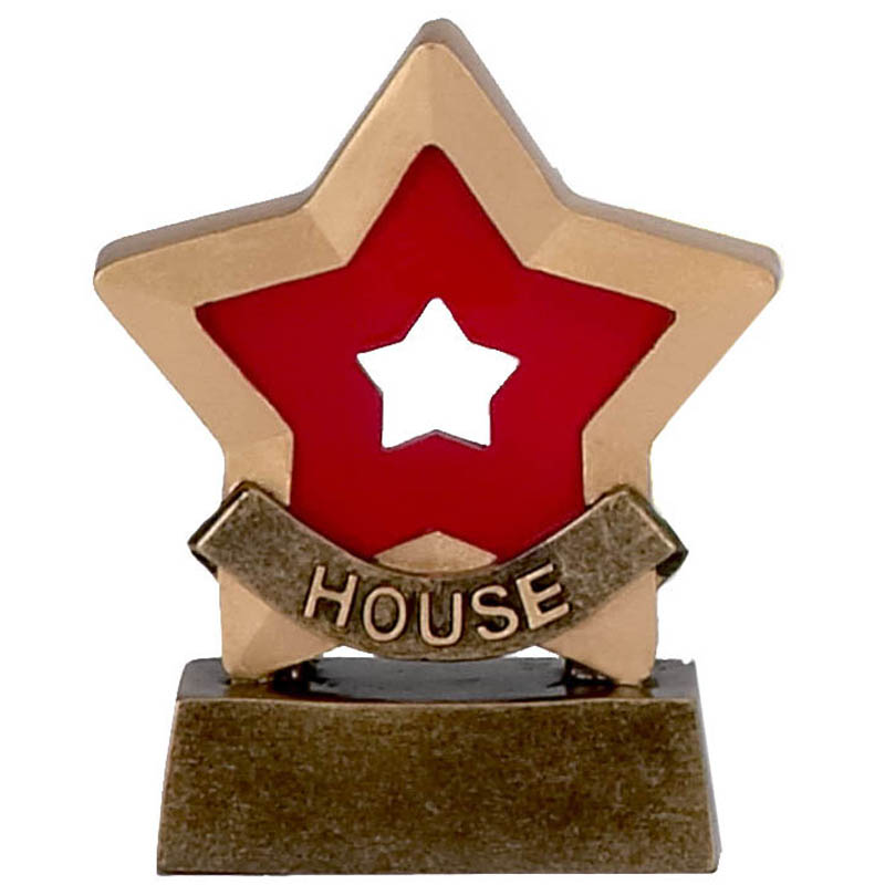 mini star school house award red