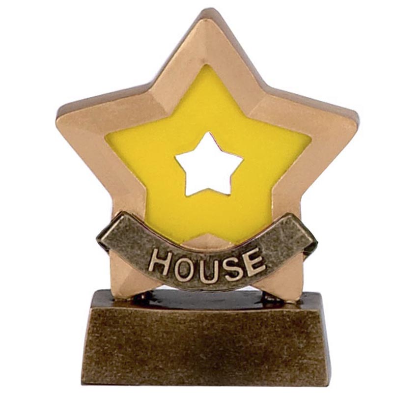Mini Star School House Award - Yellow