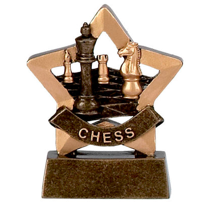 mini star trophy award chess