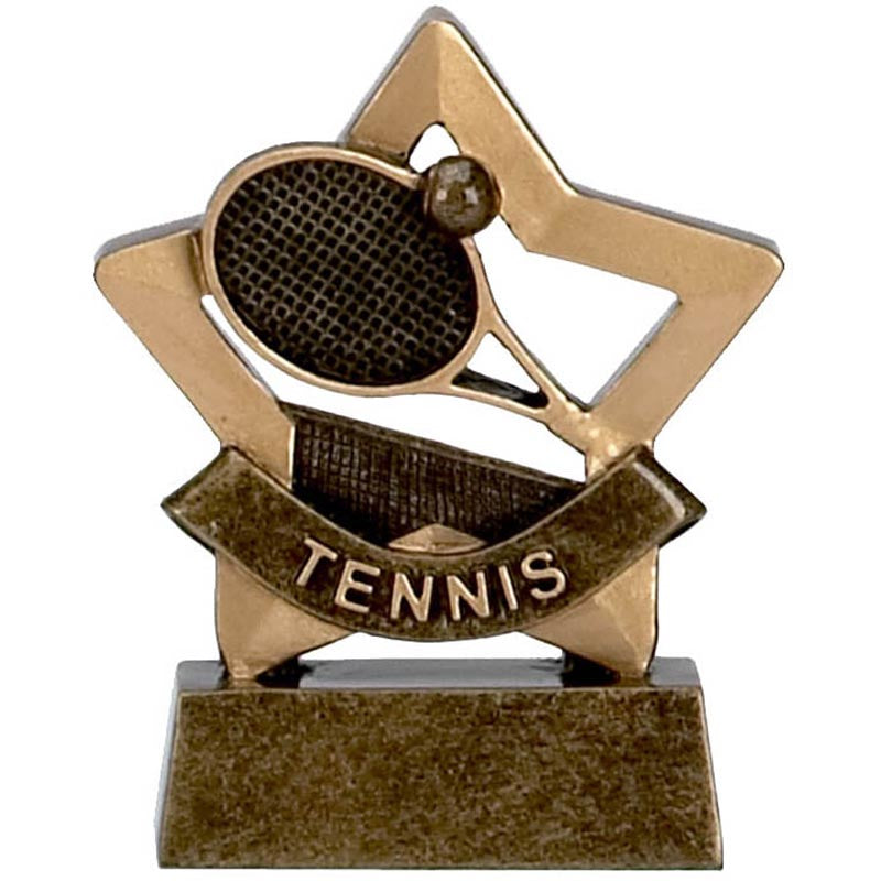 mini star trophy award tennis