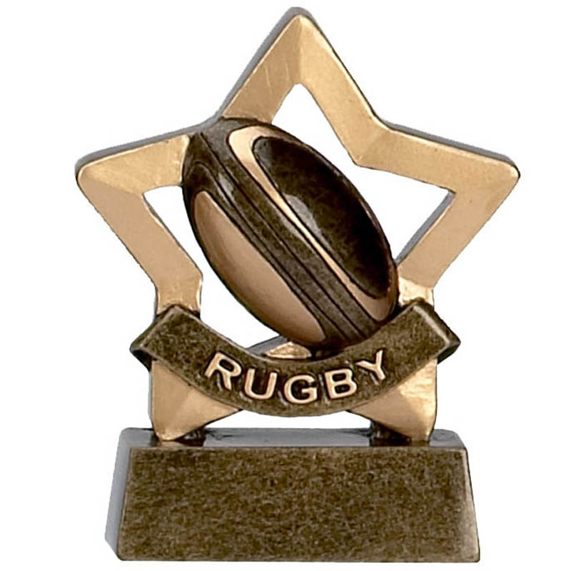 Rugby Mini Star Trophy Award