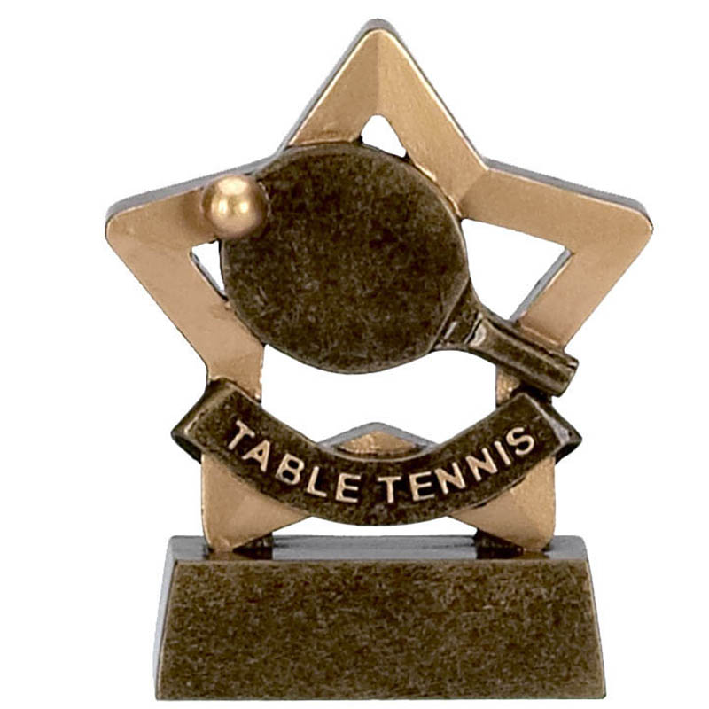 Table Tennis Mini Star Trophy Award