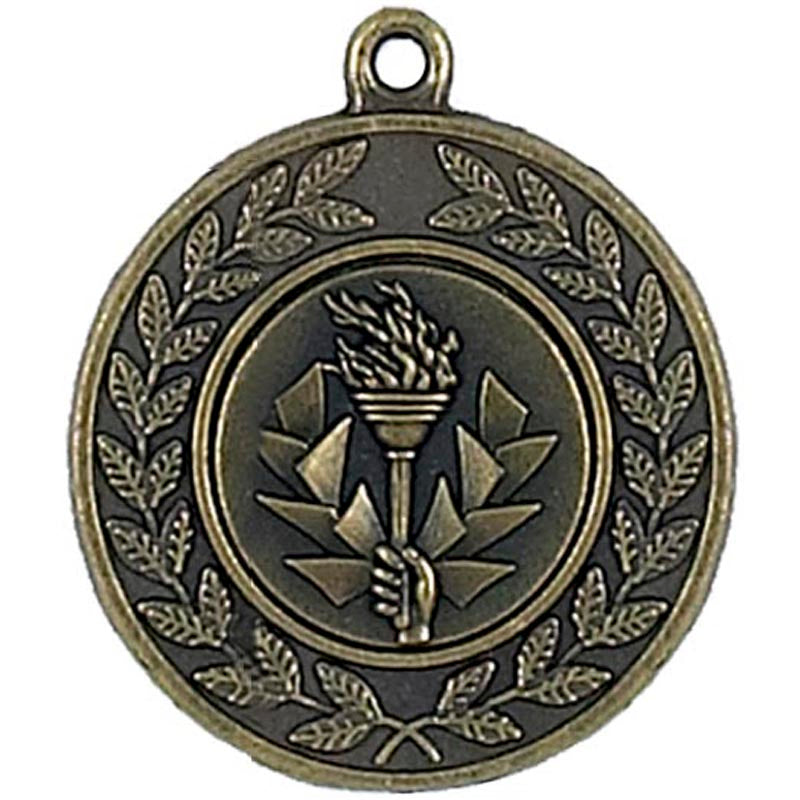 School Attendance Well Done Medal - Bronze - 4.5cm