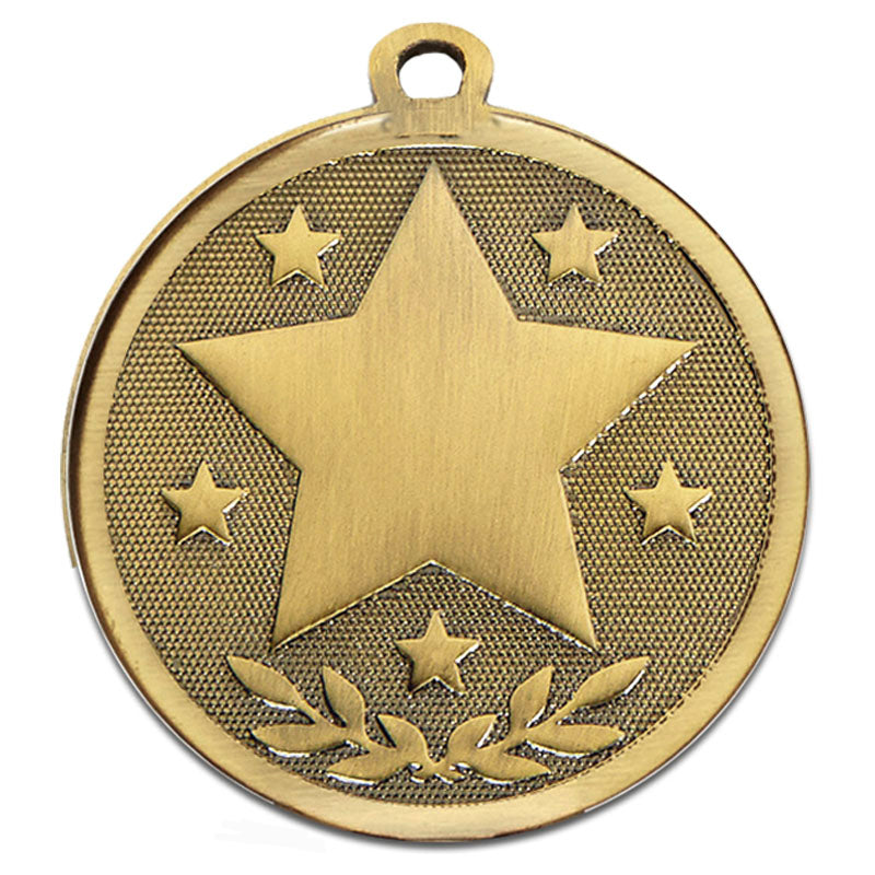 Galaxy Stars Medal 4.5cm - 1st, 2nd, 3rd Place
