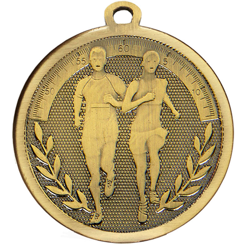 Bronze Galaxy Running Medal 4.5cm