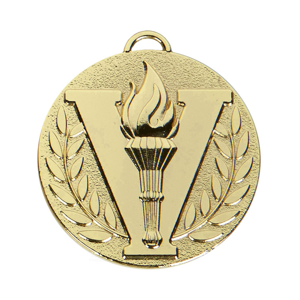 victory torch medal 5cm