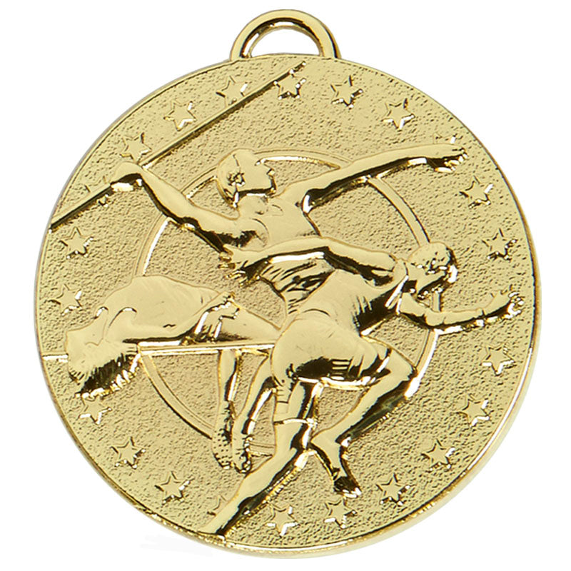 Gold Target Track & Field Medal 5cm
