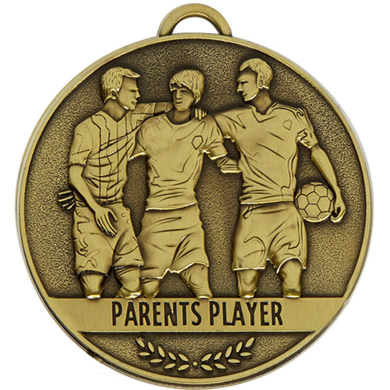 TEAM SPIRIT 'Parents Player' Medal 6cm
