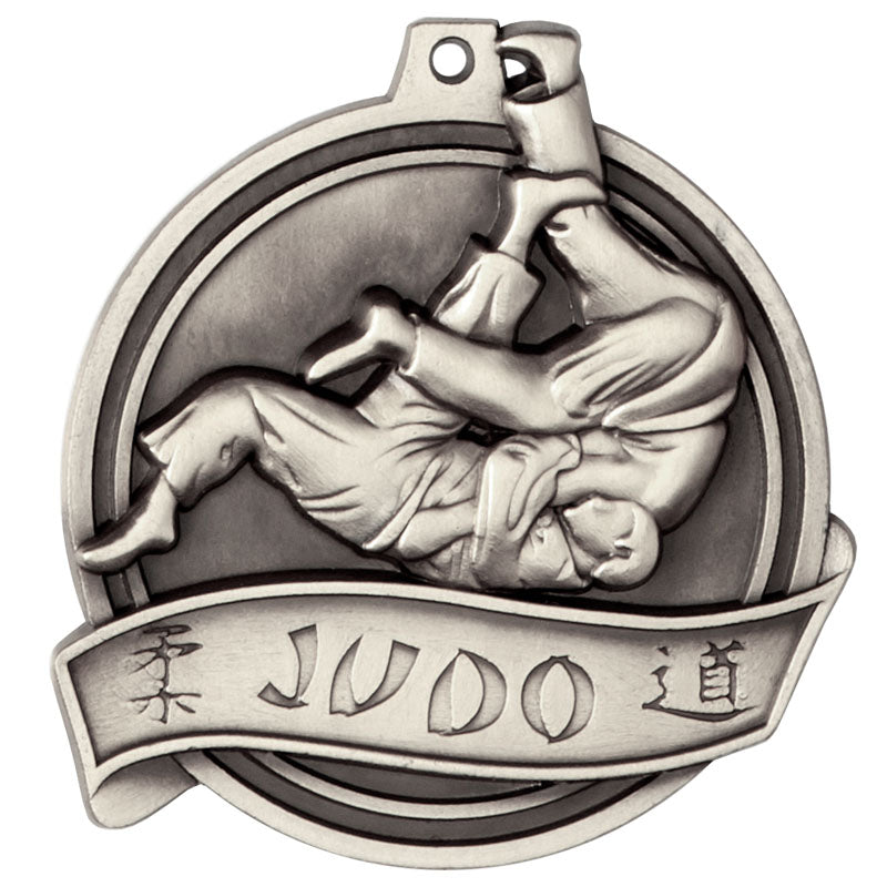 halo heavyweight molded judo medal 5 5cm