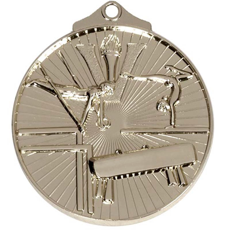 silver gymnastics horizon medal 5cm
