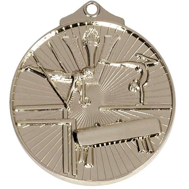 Silver Gymnastics Horizon Medal 5cm