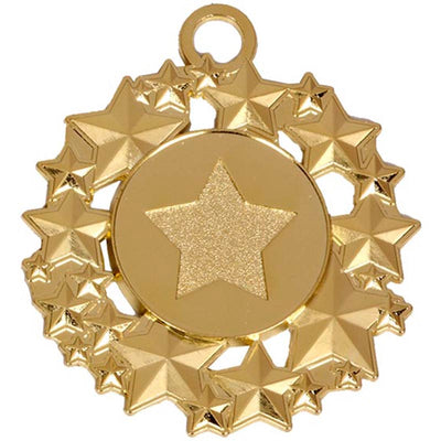 multi star design galaxy medal 5cm