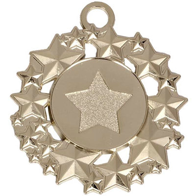 multi star design galaxy medal 5cm