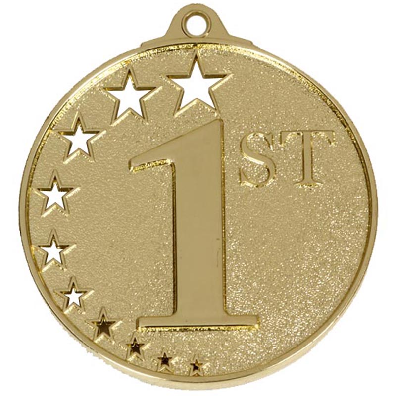 Cut Star Winners Medals 5cm