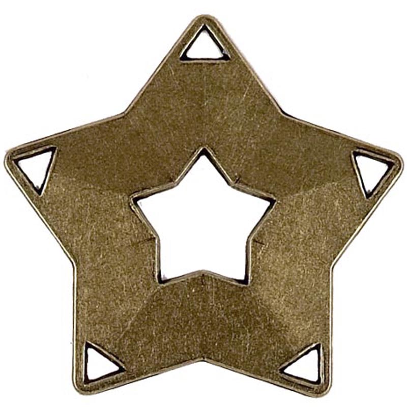 Simple Mini Star Medals 5.5cm