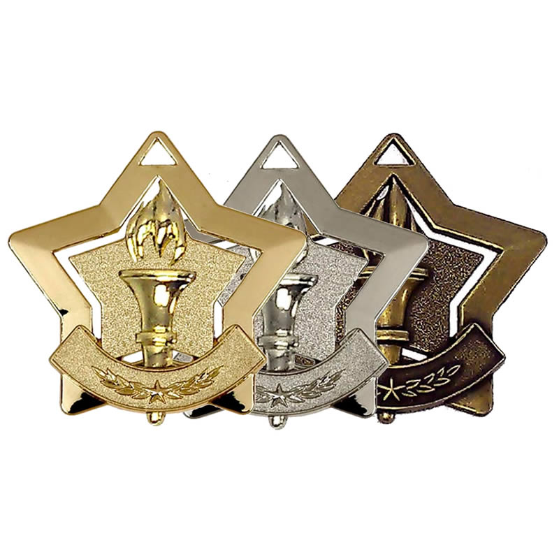 Mini Star Victory Medal 5.5cm