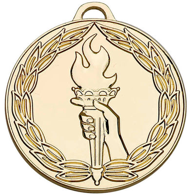Classic Wreath & Victory Torch Medal 5cm