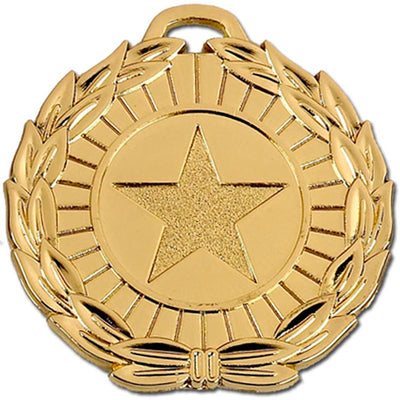 Mega Star Wreath Medal 5cm