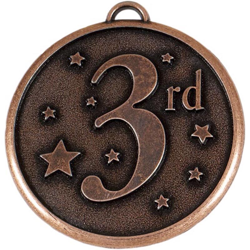 elation star 3rd place medal 5cm bronze