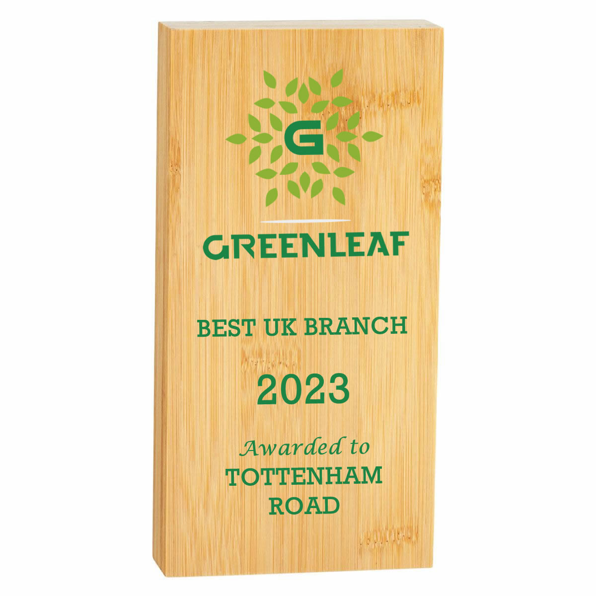 Copy Of Bamboo Wooden Block Award 1