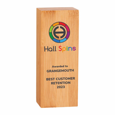 Bamboo Wooden Pillar Block Award