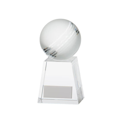 Voyager Cricket Crystal Trophy Award 125Mm