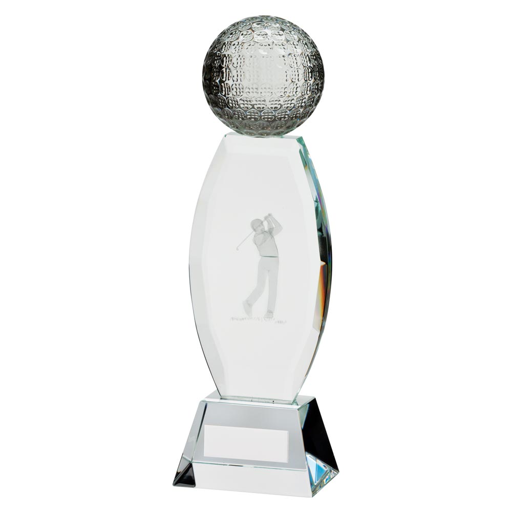 Infinity Crystal Golf Award Trophy