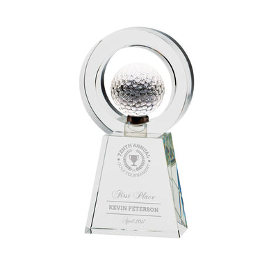 Navigator Crystal Golf Award Trophy