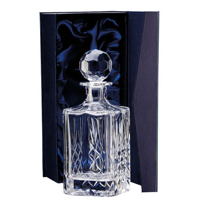 Lindisfarne Crystal Panelled Decanter