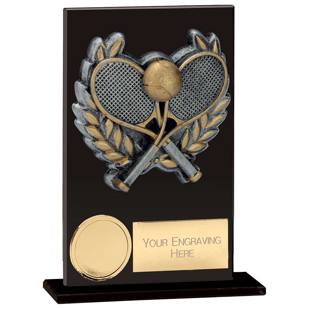 Euphoria Hero Glass Tennis Award Trophy