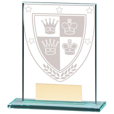 Chess Jade Glass Trophy Millennium Award