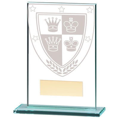 Chess Jade Glass Trophy Millennium Award