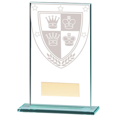 Chess Jade Glass Trophy Millennium Award