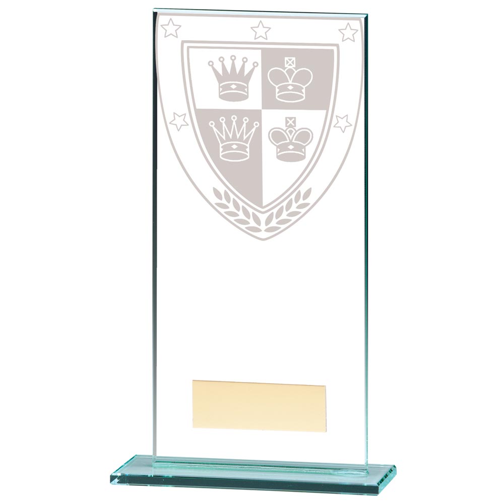 Chess Jade Glass Trophy Millennium Award