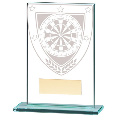 Millennium Darts Jade Glass Trophy Award