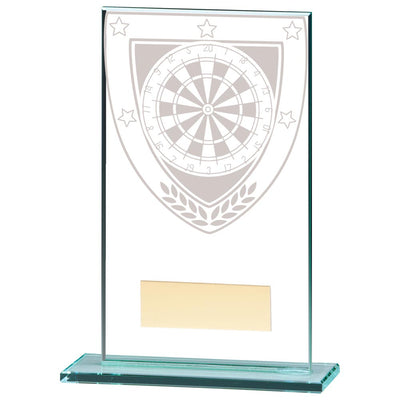 Millennium Darts Jade Glass Trophy Award