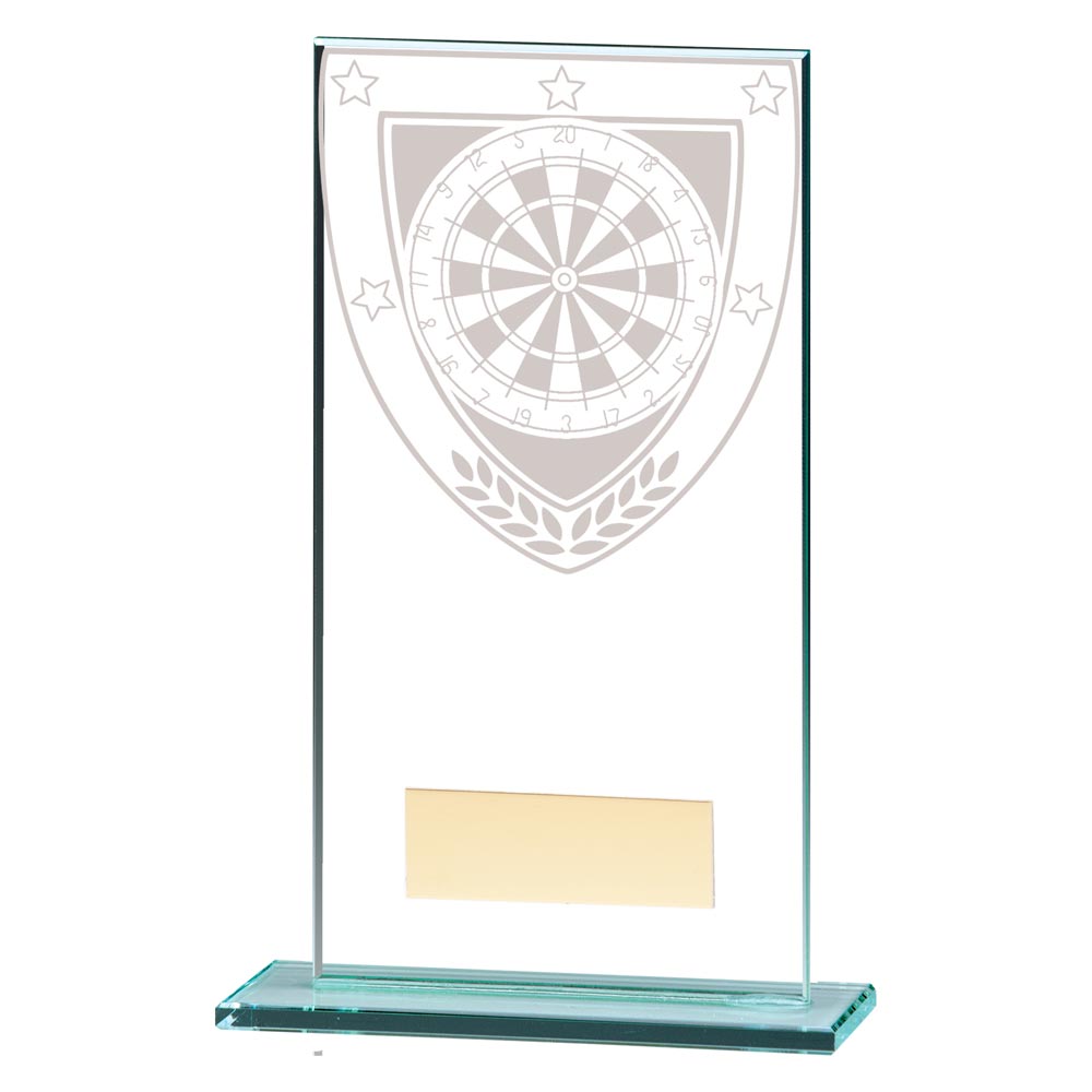 Millennium Darts Jade Glass Trophy Award