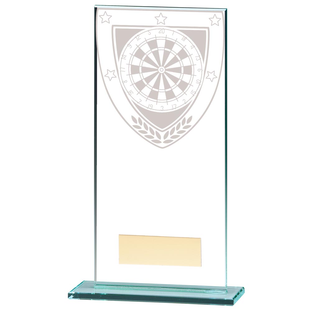 Millennium Darts Jade Glass Trophy Award